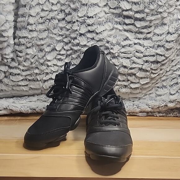 BLOCH WOMAN'S TRINITY BLACK LEATHER SPLIT SOLE DANCE SNEAKER NWOB🎶LETS DANCE🎶 - Picture 16 of 16